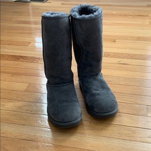 Classic tall grey UGG boots- size 6